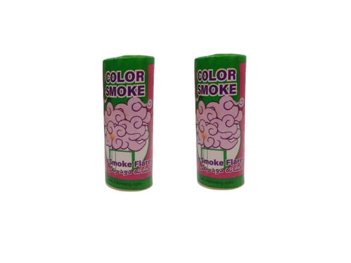 colored smoke افشانه دود رنگی زمینی